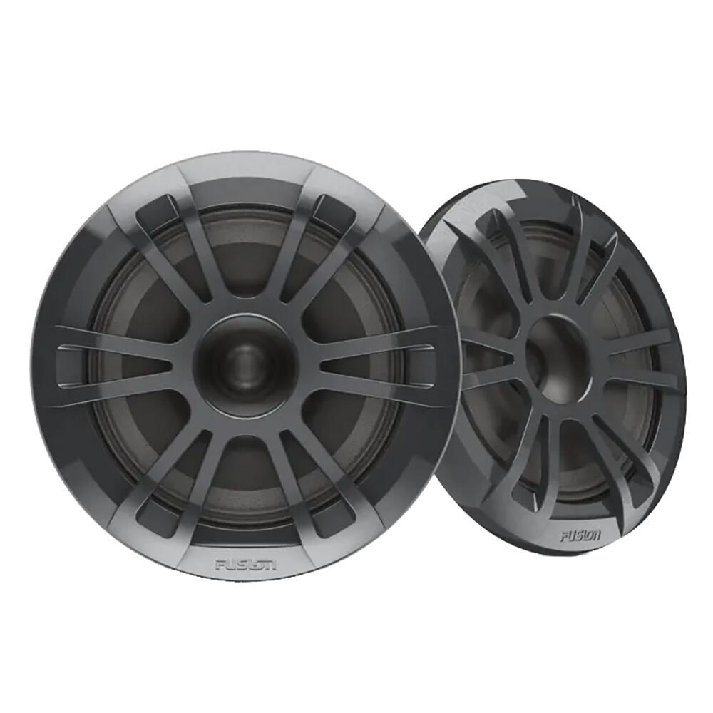 Image 1: Fusion EL Series Marine Speakers 6.5" 80-Watt Classic Grey Marine Speaker (Pair)