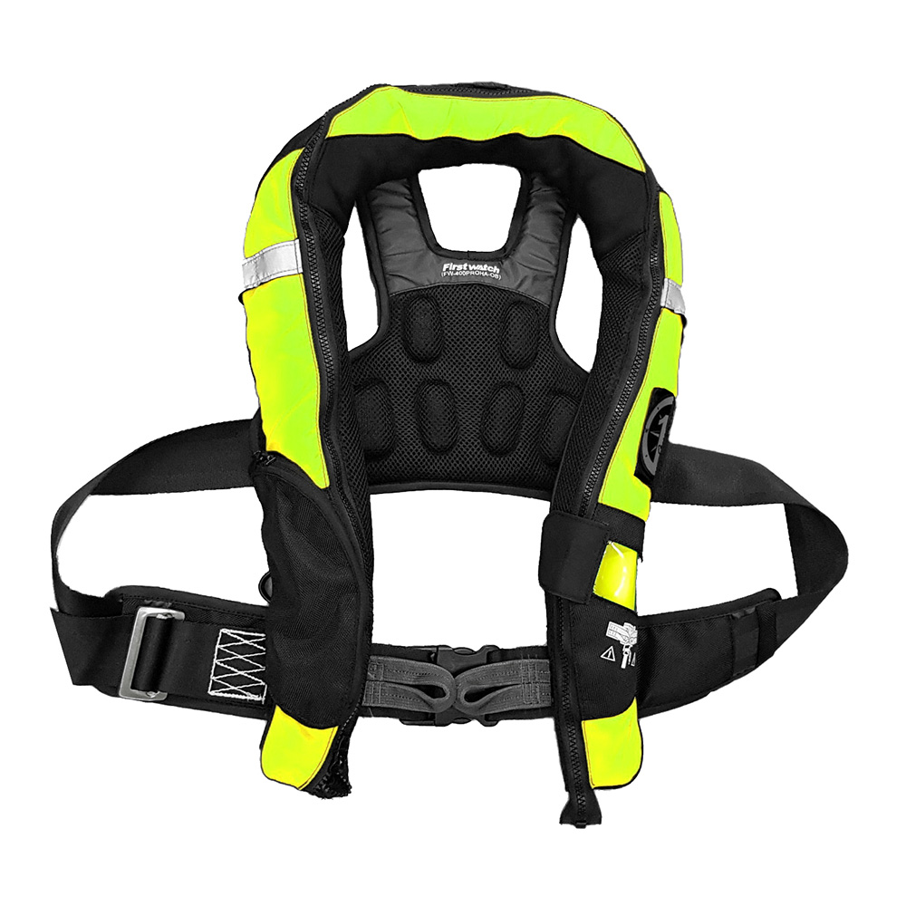 Image 1: First Watch FW-40PRO Ergo Auto Inflatable PFD - Hi-Vis Yellow