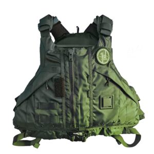 Image 1: First Watch AV-1000 Kayak Style Duty PFD - Green - M/L