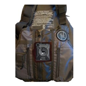 Image 1: First Watch Body Cam Flap f/AV-1000 Kayak Style Duty PFDs