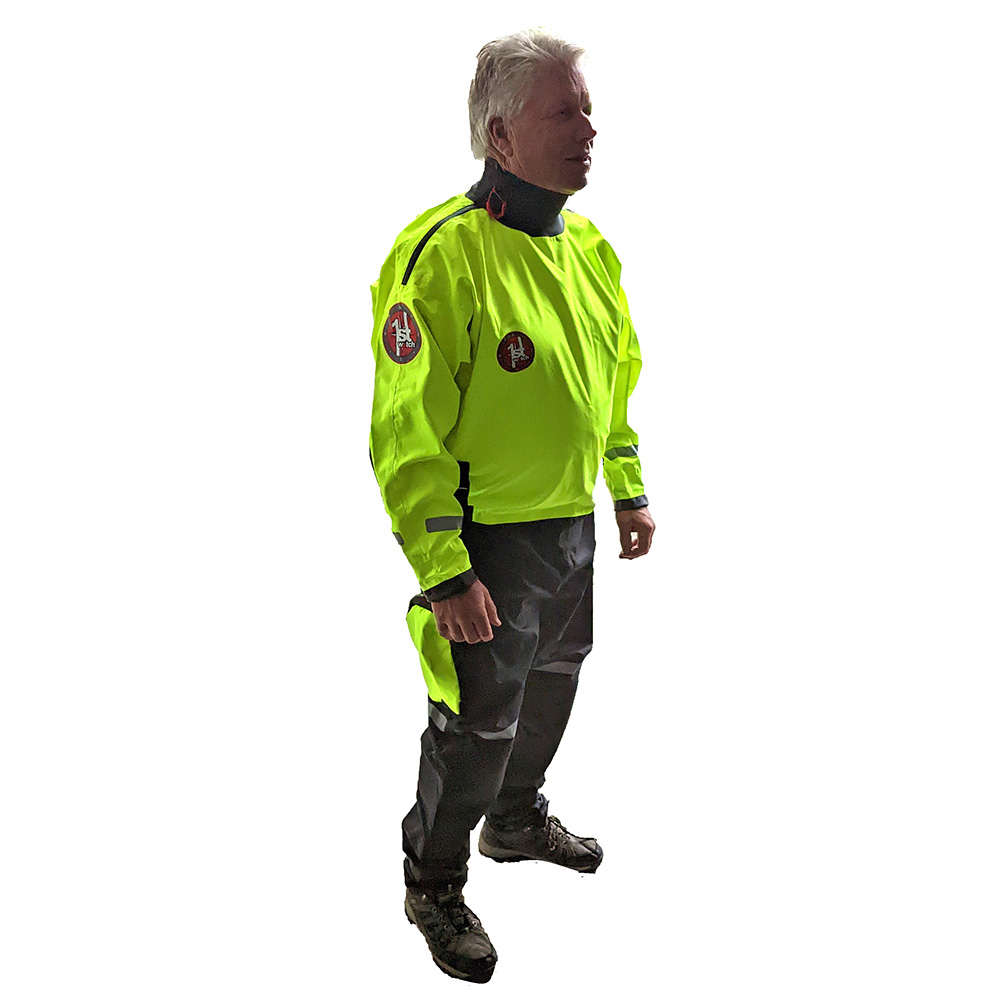 Image 1: First Watch Emergency Flood Response Suit - Hi-Vis Yellow - 2XL/3XL