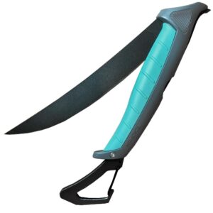 Image 1: Toadfish Stowaway Folding Fillet Knife w/Built-In Carabiner - 8.5" 