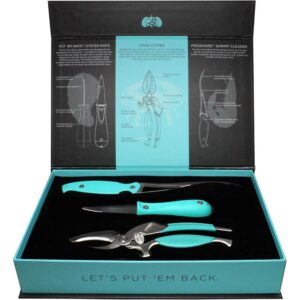 Image 1: Toadfish Coastal Kitchen Collection - Oyster Knife, Shrimp Cleaner & Crab Cutter