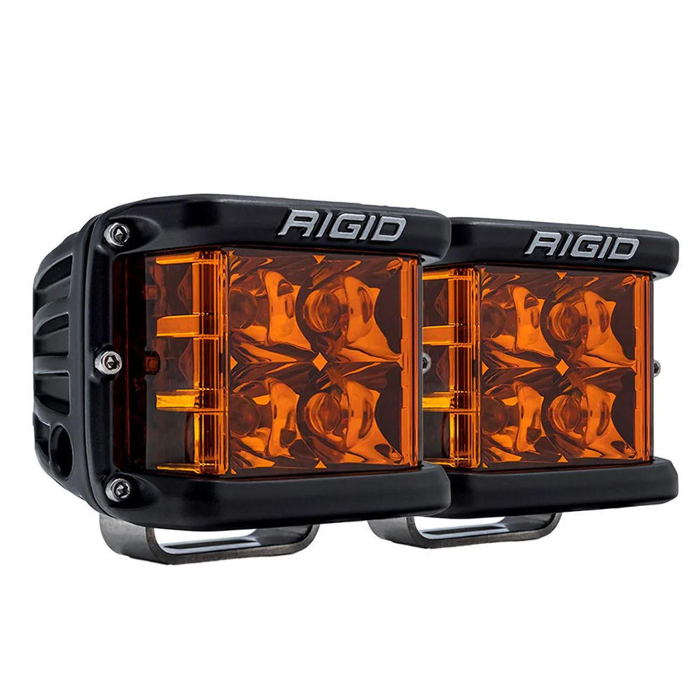 Image 1: RIGID Industries D-SS Spot w/Amber Pro Lens - Pair