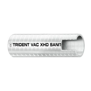 Image 1: Trident Marine 1-1/2" x 50' Box VAC XHD Sanitation Hose - Hard PVC Helix - White