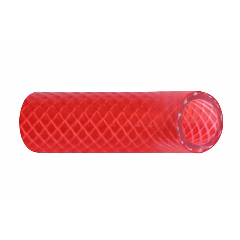 Image 1: Trident Marine 5/8" x 50' Boxed Reinforced PVC (FDA) Hot Water Feed Line Hose - Drinking Water Safe - Translucent Red