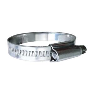 Image 1: Trident Marine 316 SS Non-Perforated Worm Gear Hose Clamp - 15/32" Band - (5/8" – 15/16") Clamping Range - 10-Pack - SAE Size 8