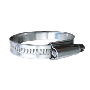 Image 1: Trident Marine 316 SS Non-Perforated Worm Gear Hose Clamp - 15/32" Band - (7/8" – 1-1/4") Clamping Range - 10-Pack - SAE Size 12