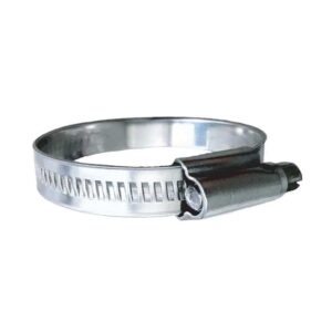 Image 1: Trident Marine 316 SS Non-Perforated Worm Gear Hose Clamp - 15/32" Band - (3/4" – 1-1/8") Clamping Range - 10-Pack - SAE Size 10