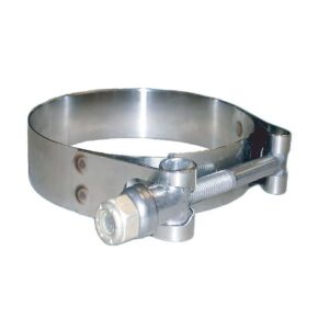 Image 1: Trident Marine 316 SS T-Bolt Clamp - 3/4" Band - 2.28"-2.59" Range - 10-Pack