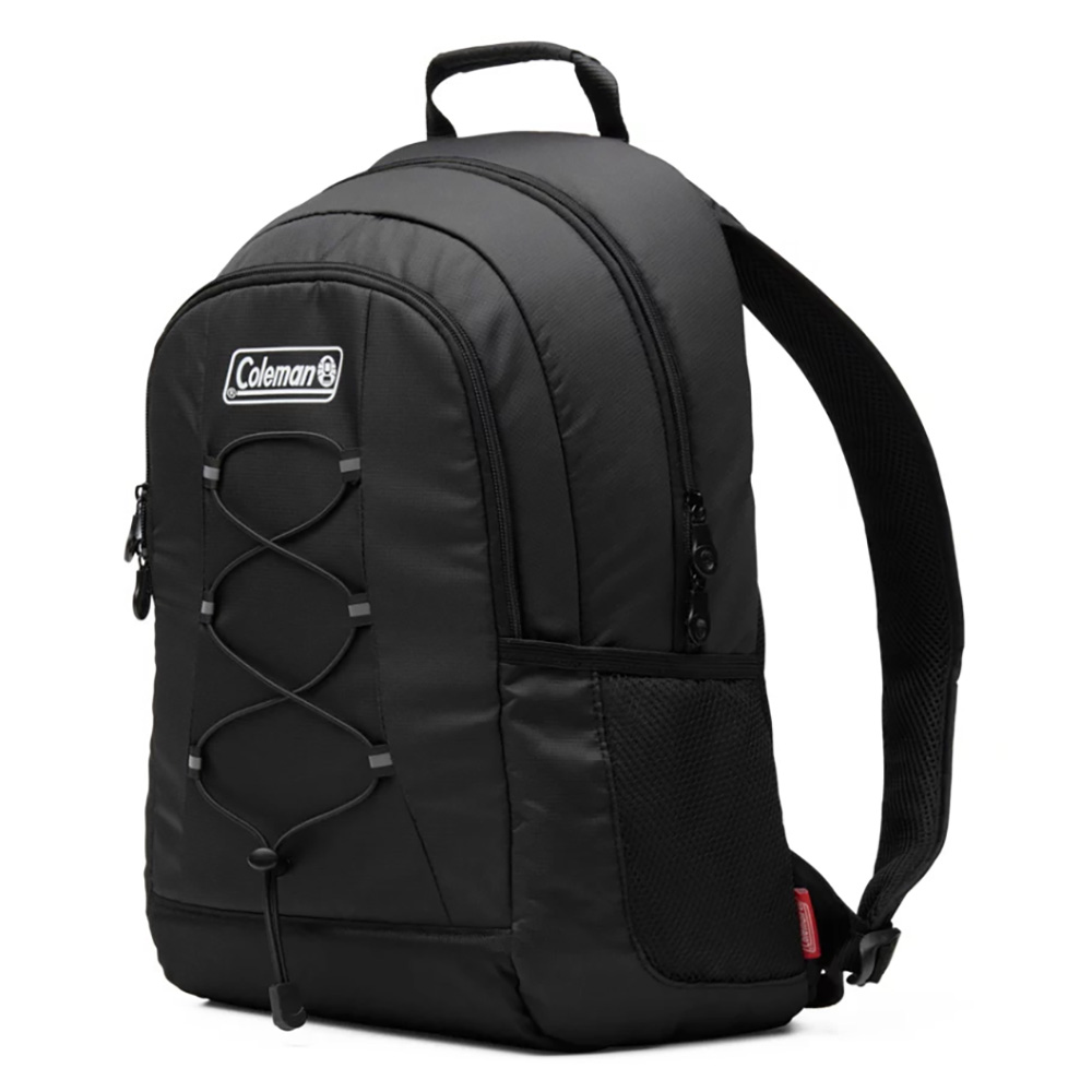 Image 1: Coleman CHILLER™ 28-Can Soft-Sided Backpack Cooler - Black