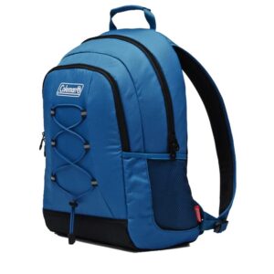 Image 1: Coleman CHILLER™ 28-Can Soft-Sided Backpack Cooler - Deep Ocean