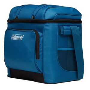 Image 1: Coleman CHILLER™ 30-Can Soft-Sided Portable Cooler - Deep Ocean
