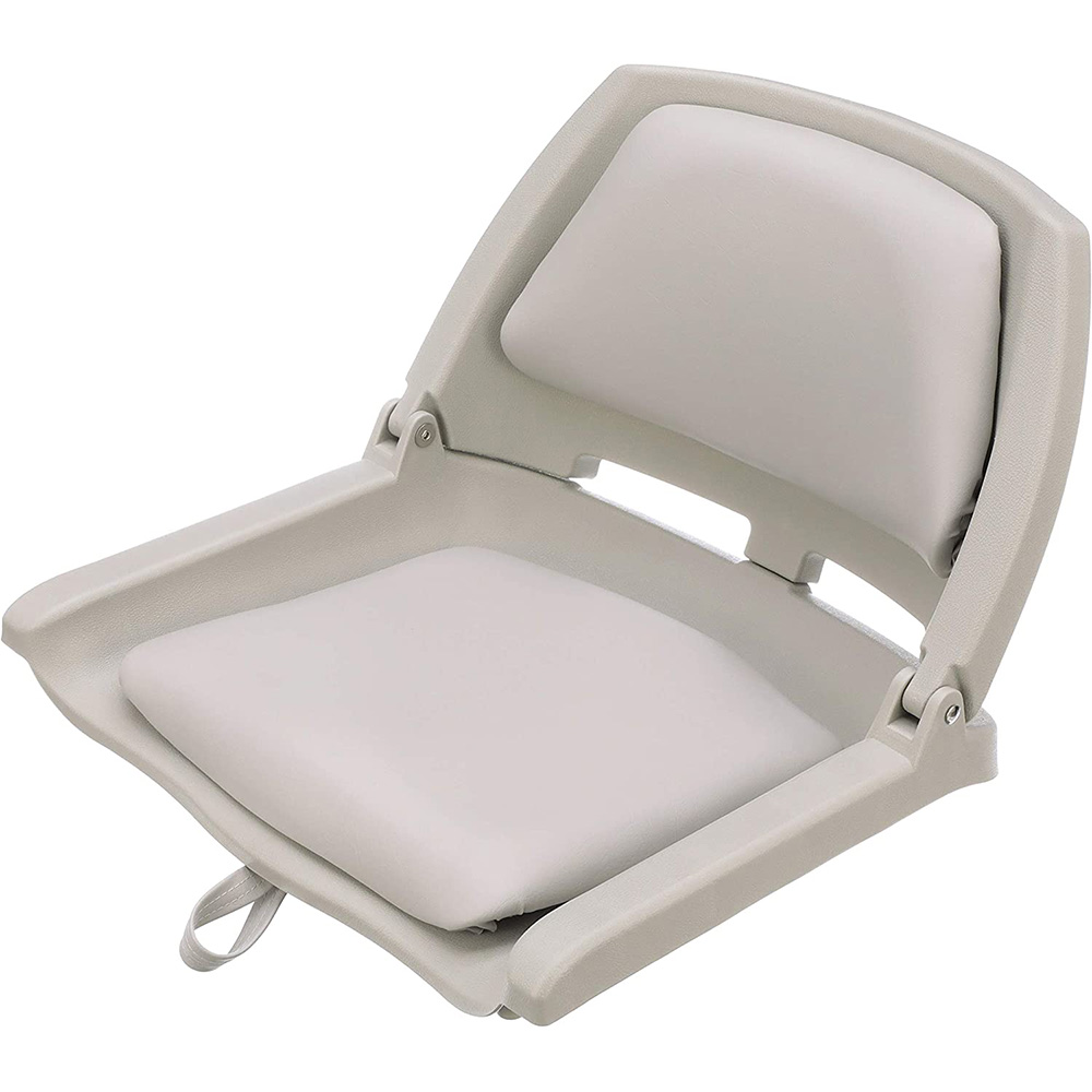 Image 1: Attwood Swivl-Eze Padded Flip Seat - Grey