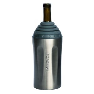 Image 1: Toadfish Stainless Steel Wine Chiller - Graphite