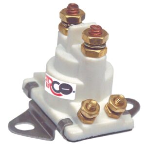 Image 1: ARCO Marine Original Equipment Quality Replacement Solenoid f/Mercruiser & Mercury - Isolated base, 12V