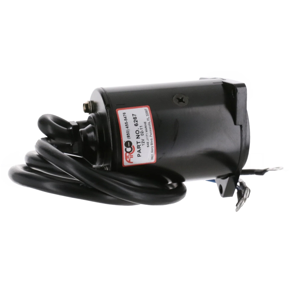 Image 2: ARCO Marine Original Equipment Quality Replacement Tilt Trim Motor f/Early Model Yamaha - 3 Wire, 3-Bolt Mount
