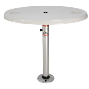 Image 1: Springfield White Oval Table Package - 18" x 30" Threadlock