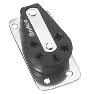 Image 1: Barton Marine Size 2 Single Cheek Block