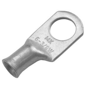 Image 1: Pacer Tinned Lug 6 AWG - 3/8" Stud Size - 2 Pack