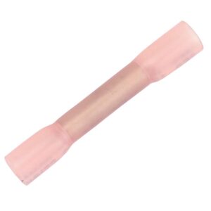 Image 1: Pacer 22-18 AWG Heat Shrink Butt Connector - 100 Pack