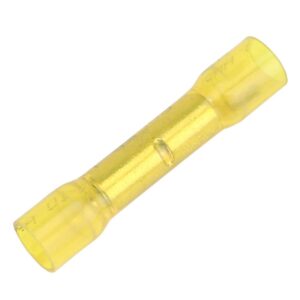 Image 1: Pacer 12-10 AWG Heat Shrink Butt Connector - 100 Pack