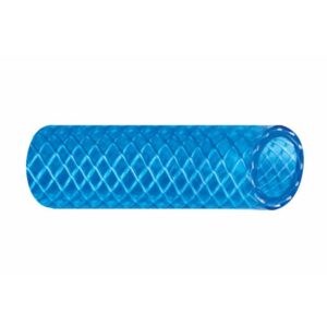 Image 1: Trident Marine 3/4" Reinforced PVC (FDA) Cold Water Feed Line Hose - Drinking Water Safe - Translucent Blue - Sold by the Foot