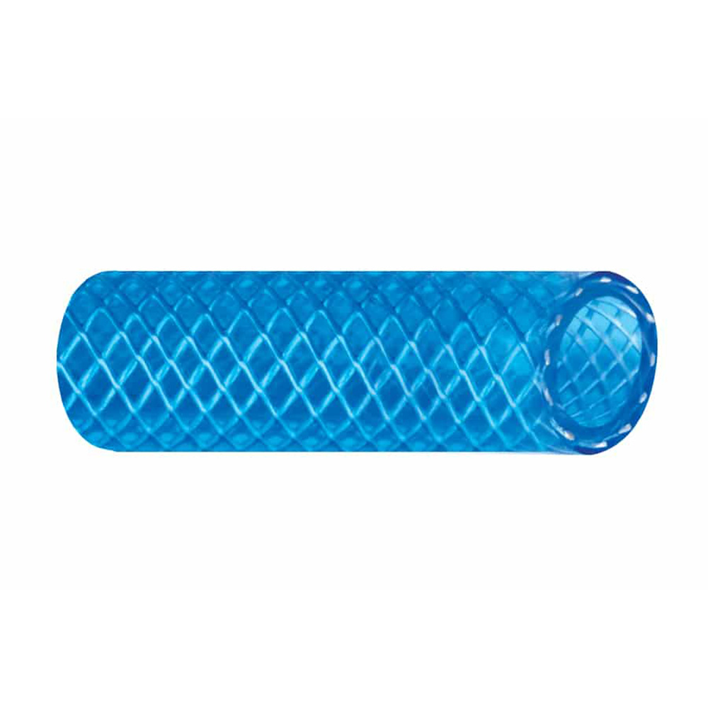 Image 1: Trident Marine 3/4" Reinforced PVC (FDA) Cold Water Feed Line Hose - Drinking Water Safe - Translucent Blue - Sold by the Foot