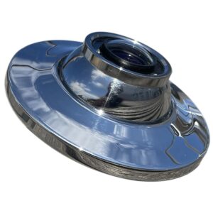 Image 1: Iris HD IP Flush Vertical Surface Mount - 3MP Max Resolution - 316L - Recess Mount Dome