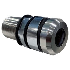 Image 1: Iris Mini Flush Mount Hi-Resolution Through-Hull Camera - CVBS, TVI, CVI, & AHD