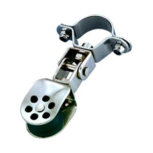 Image 1: Wichard Stainless Steel Single Block - 25mm Sheave Diameter f/25mm Stanchion Pivoting