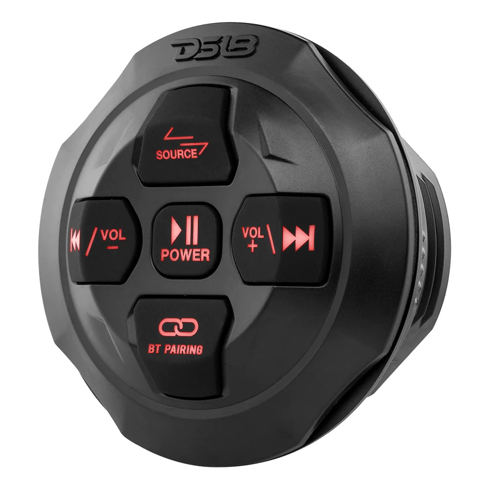 Image 3: DS18 Waterproof Universal Bluetooth Streaming Audio Receiver w/Controller & Microphone
