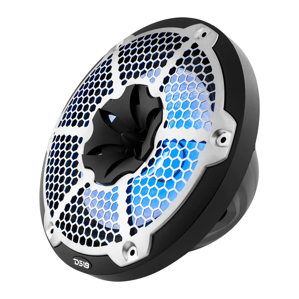 Image 5: DS18 HYDRO 10" 2-Way Speakers w/Bullet Tweeter & Integrated RGB LED Lights - Black