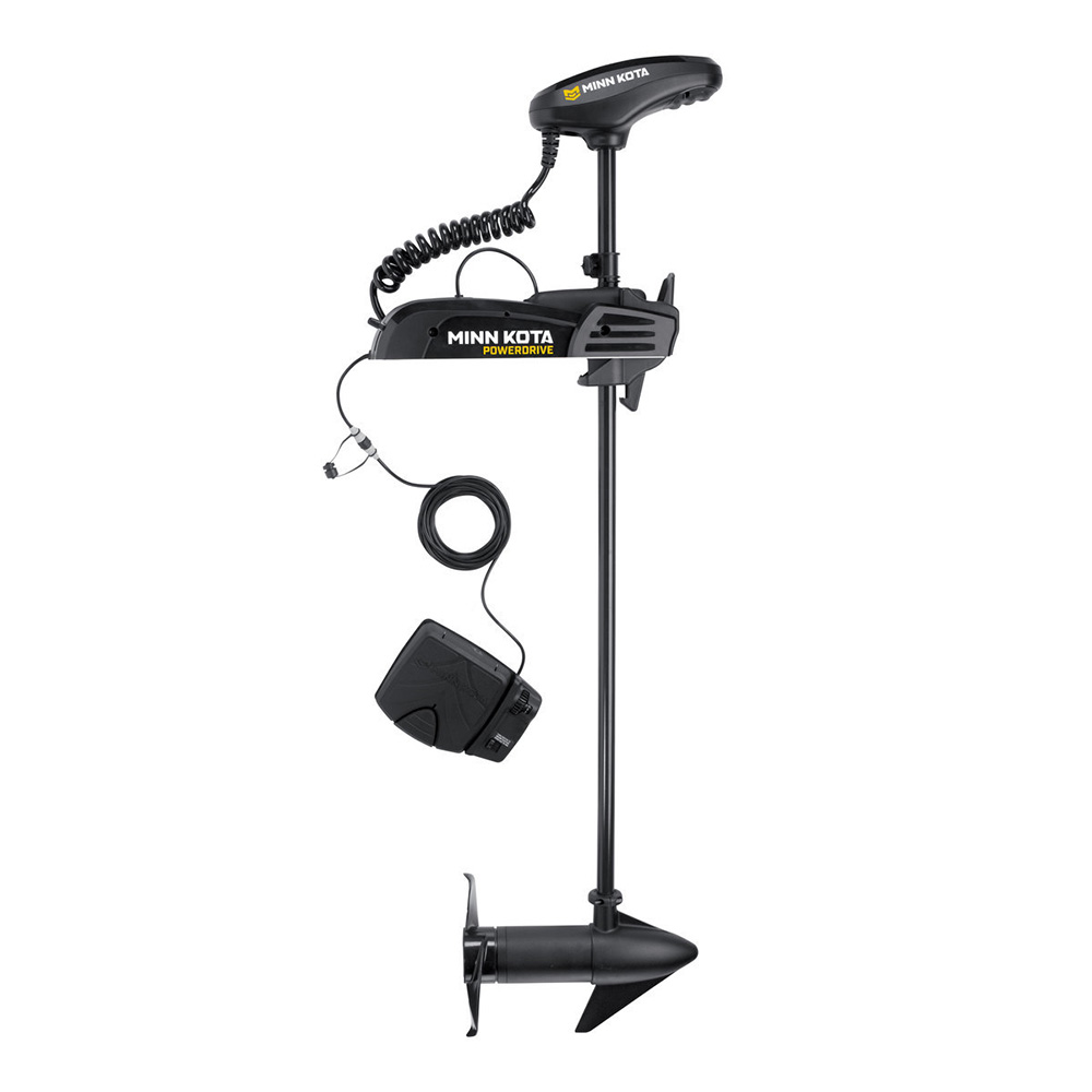 Image 1: Minn Kota Pontoon PowerDrive™ 55 Trolling Motor w/Foot Pedal - 12V - 55LB - 48"