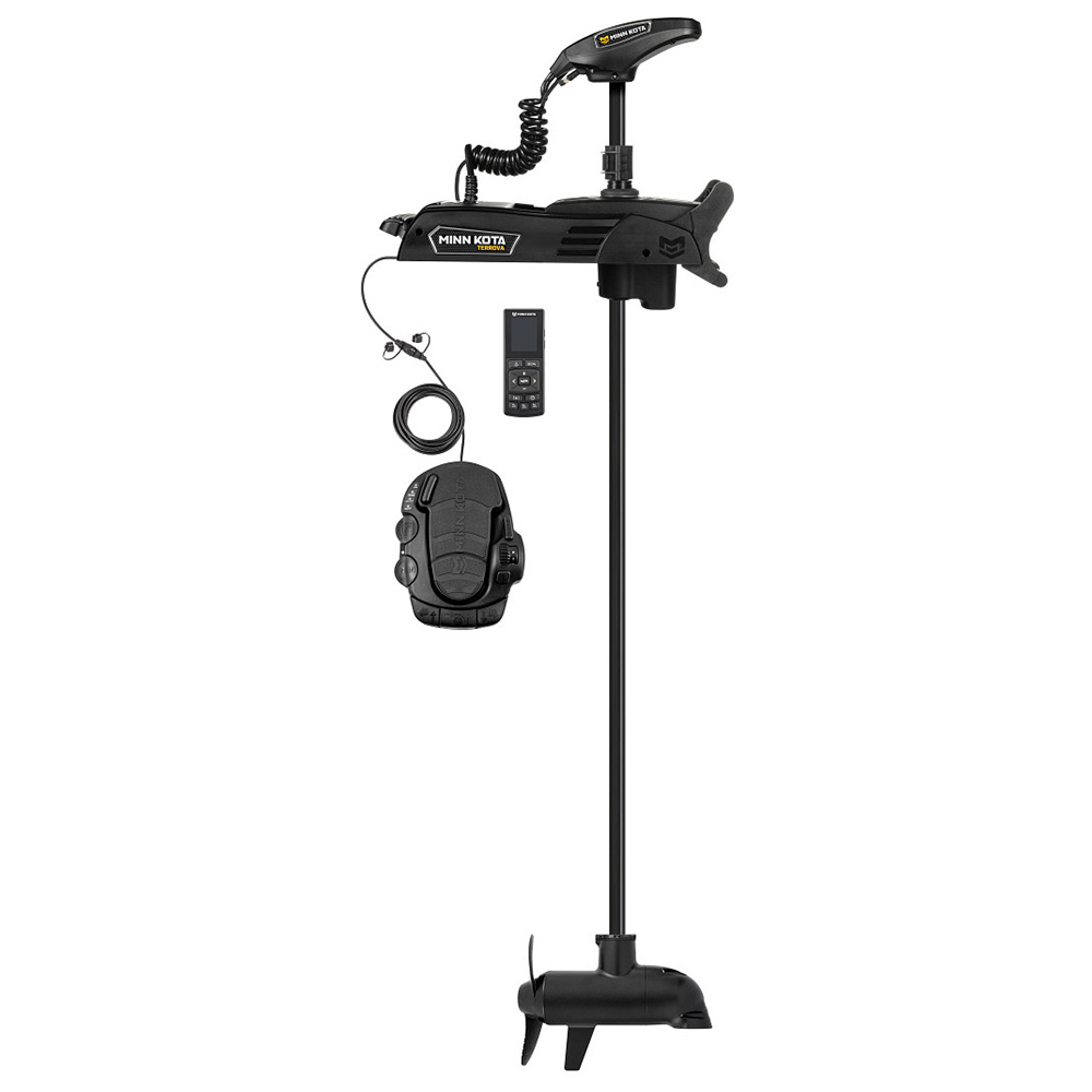 Image 1: Minn Kota Terrova® QUEST™ 90/115 Trolling Motor w/Wireless Remote - Dual Spectrum CHIRP - 24/36V - 90/115LBS - 72"