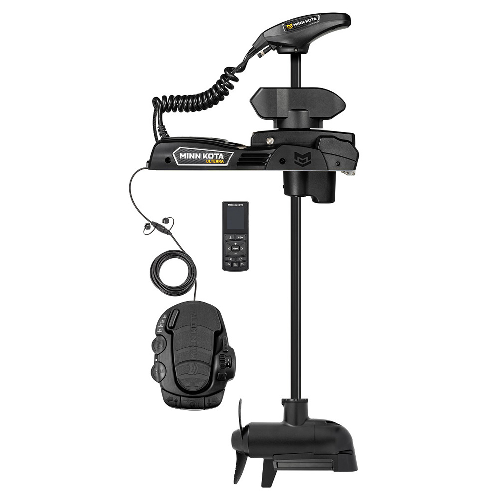 Image 1: Minn Kota Ulterra QUEST™ 90/115 Trolling Motor w/Wireless Remote - MEGA Down/Side Imaging - 24/36V - 90/115LBS - 45"